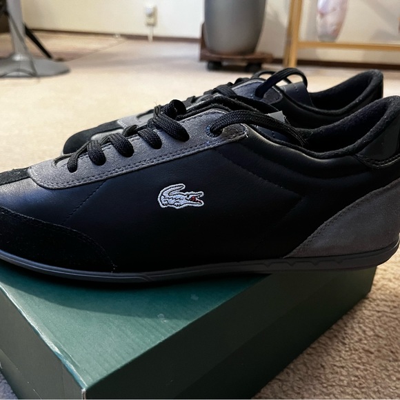 NEW Lacoste GASTON DH SPM  LTH 10.5 sneaker - Picture 3 of 6